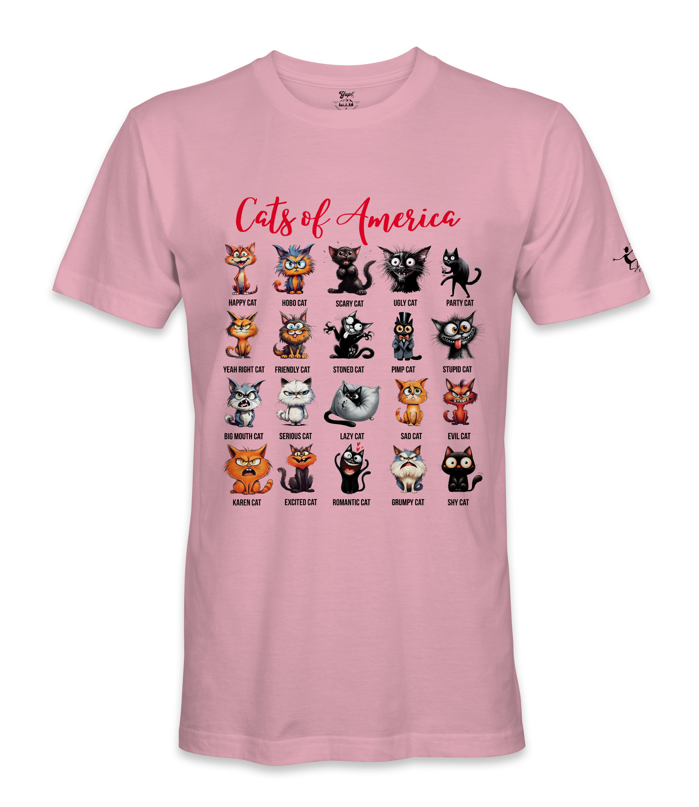 Cats Of America - T-shirt