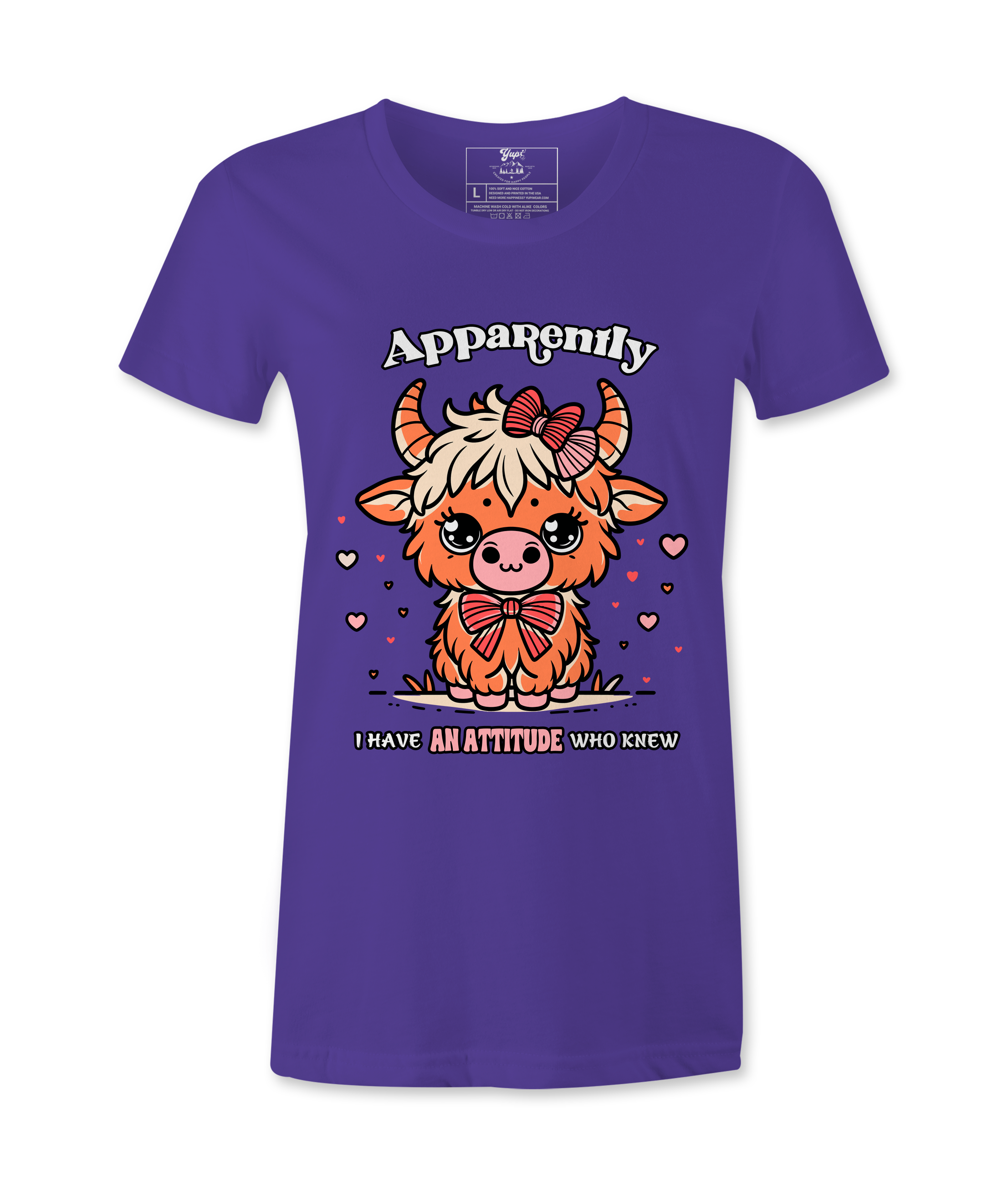 Apparently I Have An Attitude - T-shirt