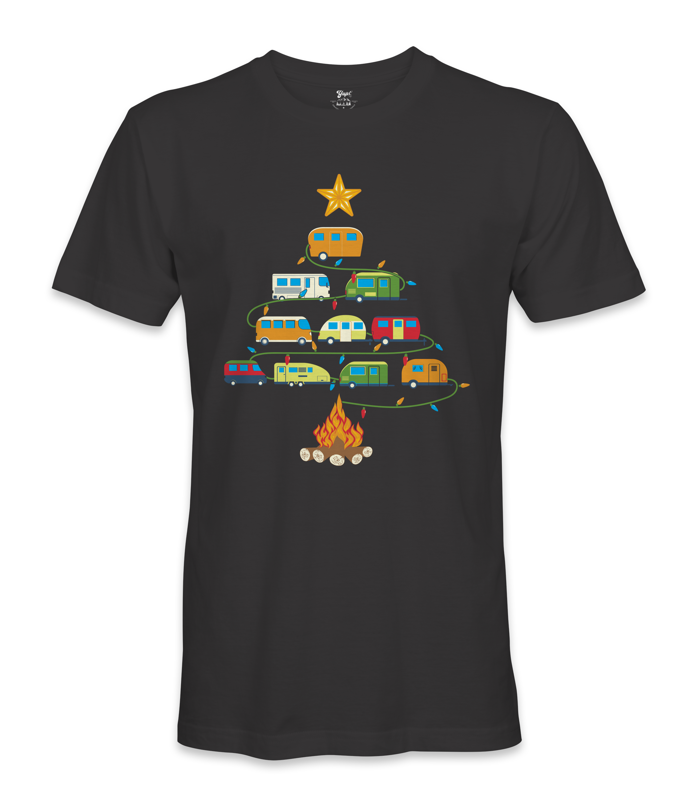 Camper Christmas Tree - RV Life - T-shirt