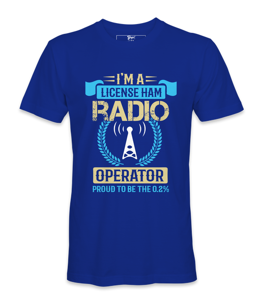 I'M  A Licensed Ham Radio - T-Shirt