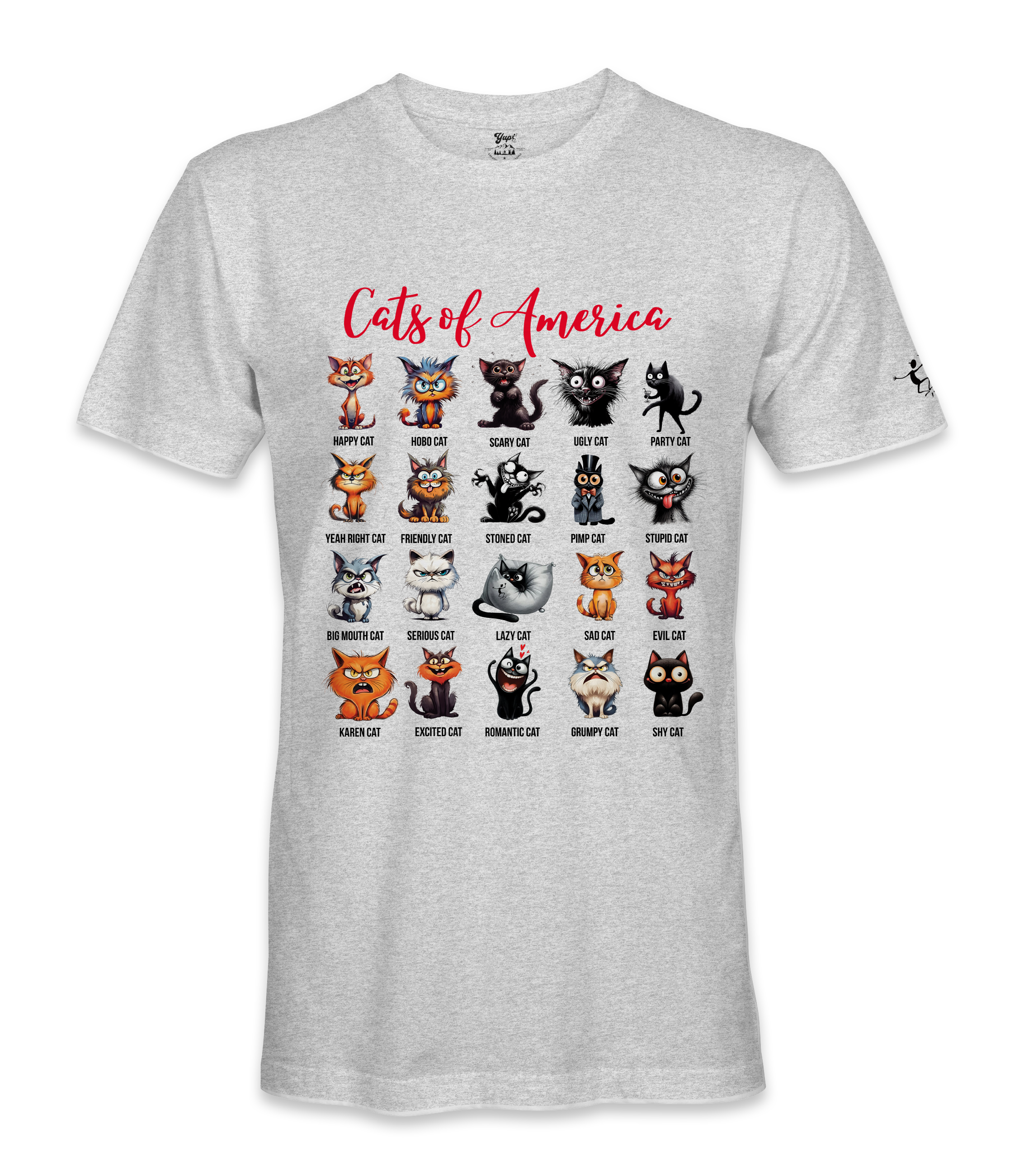 Cats Of America - T-shirt