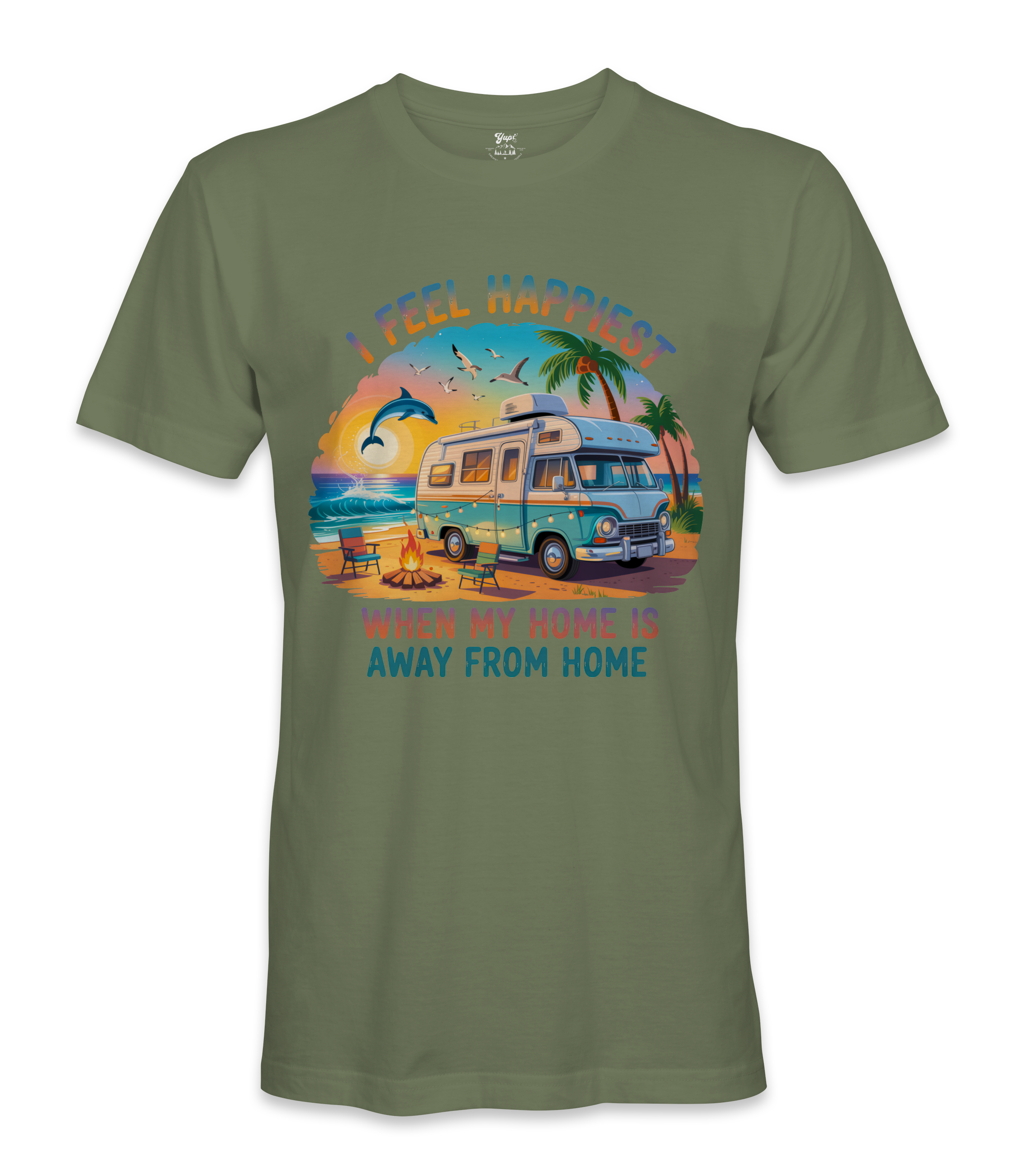 I Feel Happiest - RV Life - T-shirt