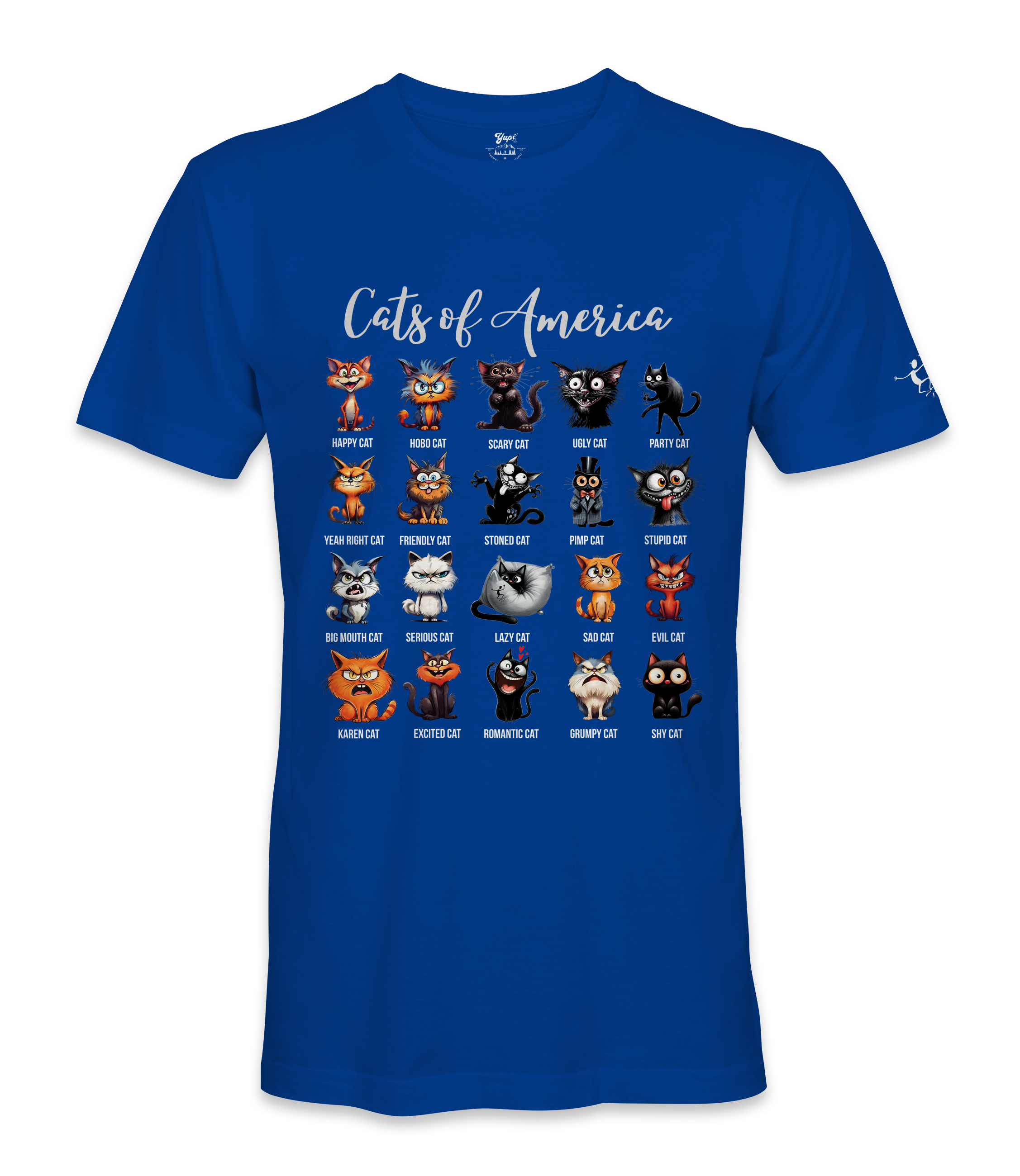 Cats Of America - T-shirt