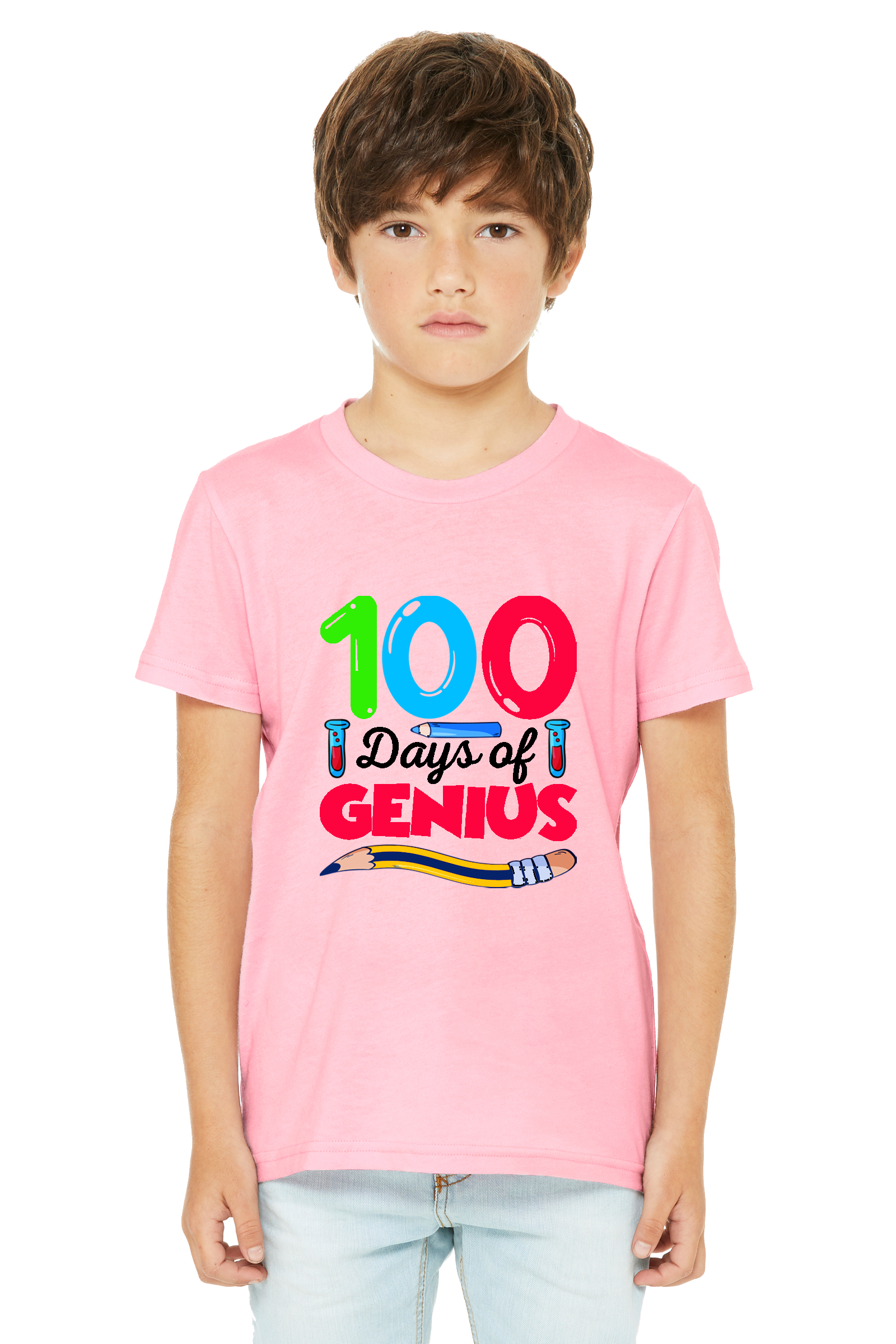 100 Days Of Genius Unisex Youth T-Shirt