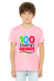 100 Days Of Genius Unisex Youth T-Shirt