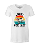 Crazy Cow Lady  - T-Shirt
