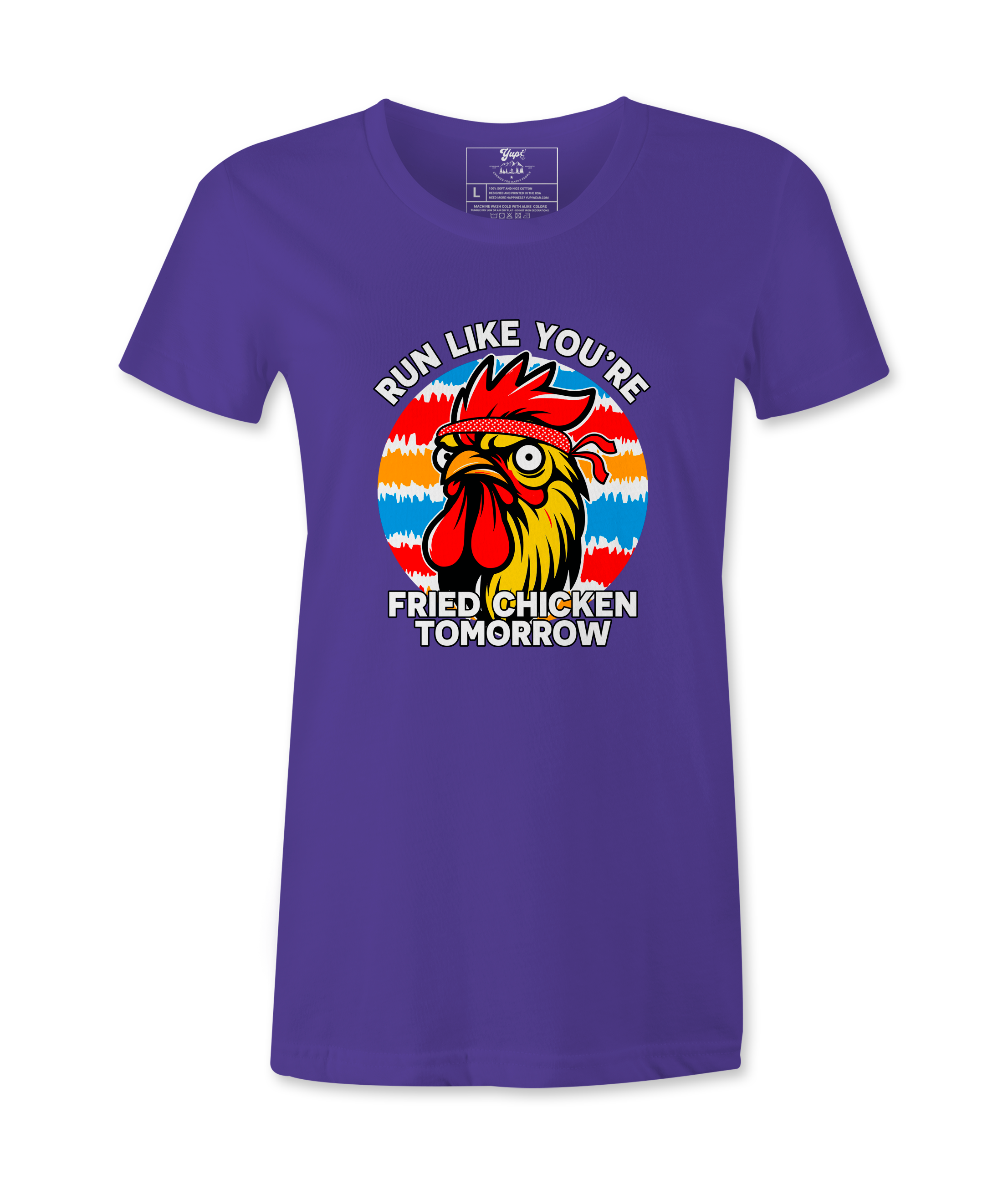 Run Like You're Friend Chicken - T-Shirt