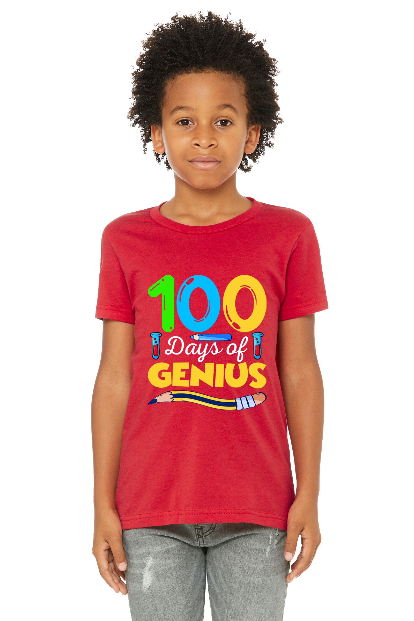 100 Days Of Genius Unisex Youth T-Shirt
