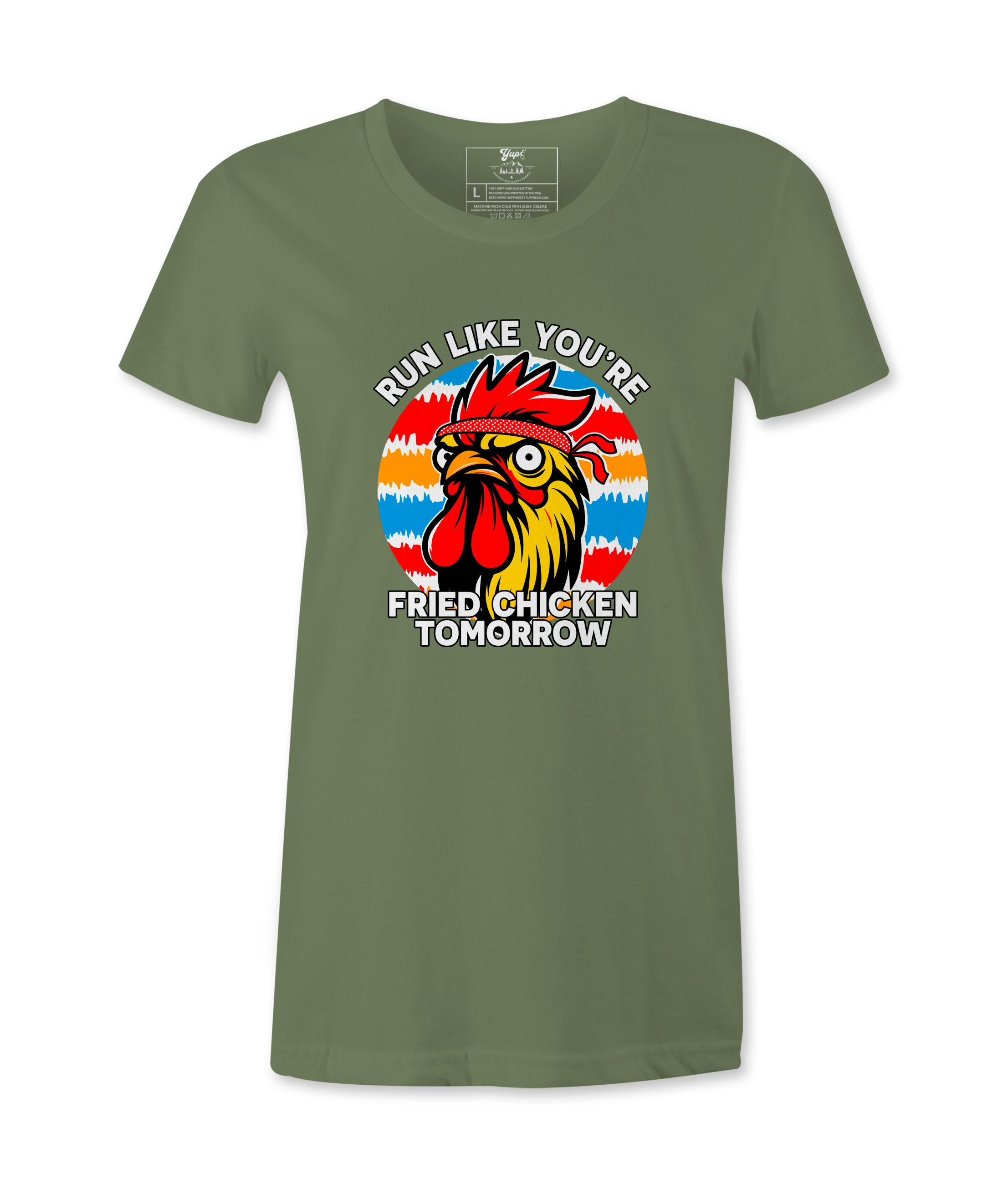 Run Like You're Friend Chicken - T-Shirt
