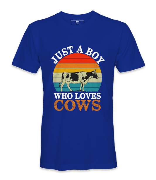 Just A Boy Who Loves Cows