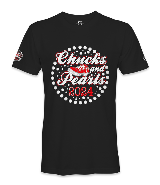 Chucks & Pearls  - Unisex T-shirt