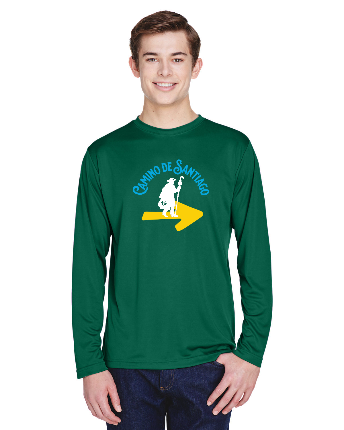 Camino de Santiago  Performance Long Sleeve Shirt