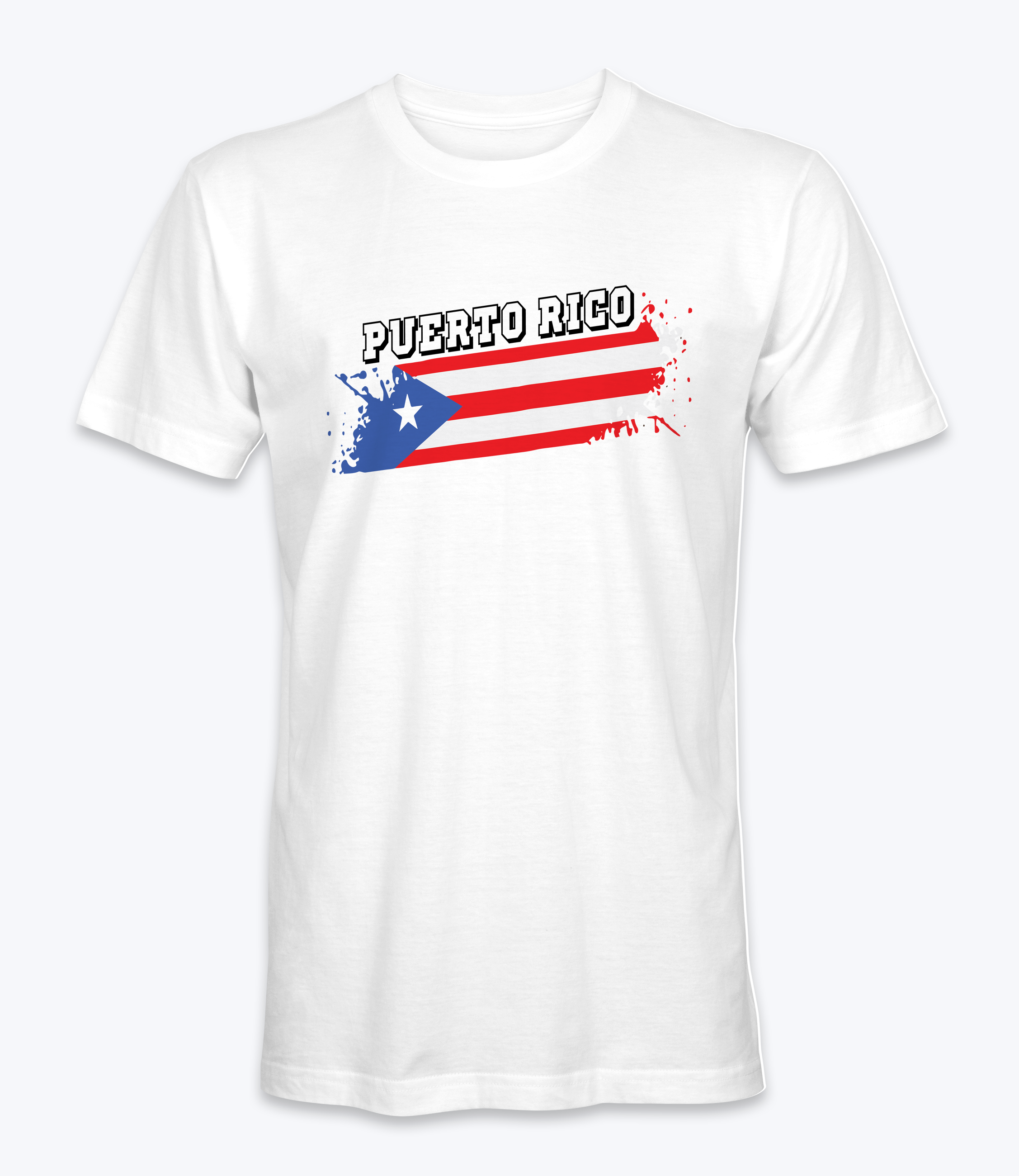 Puerto Rico Island and Flag T-Shirt
