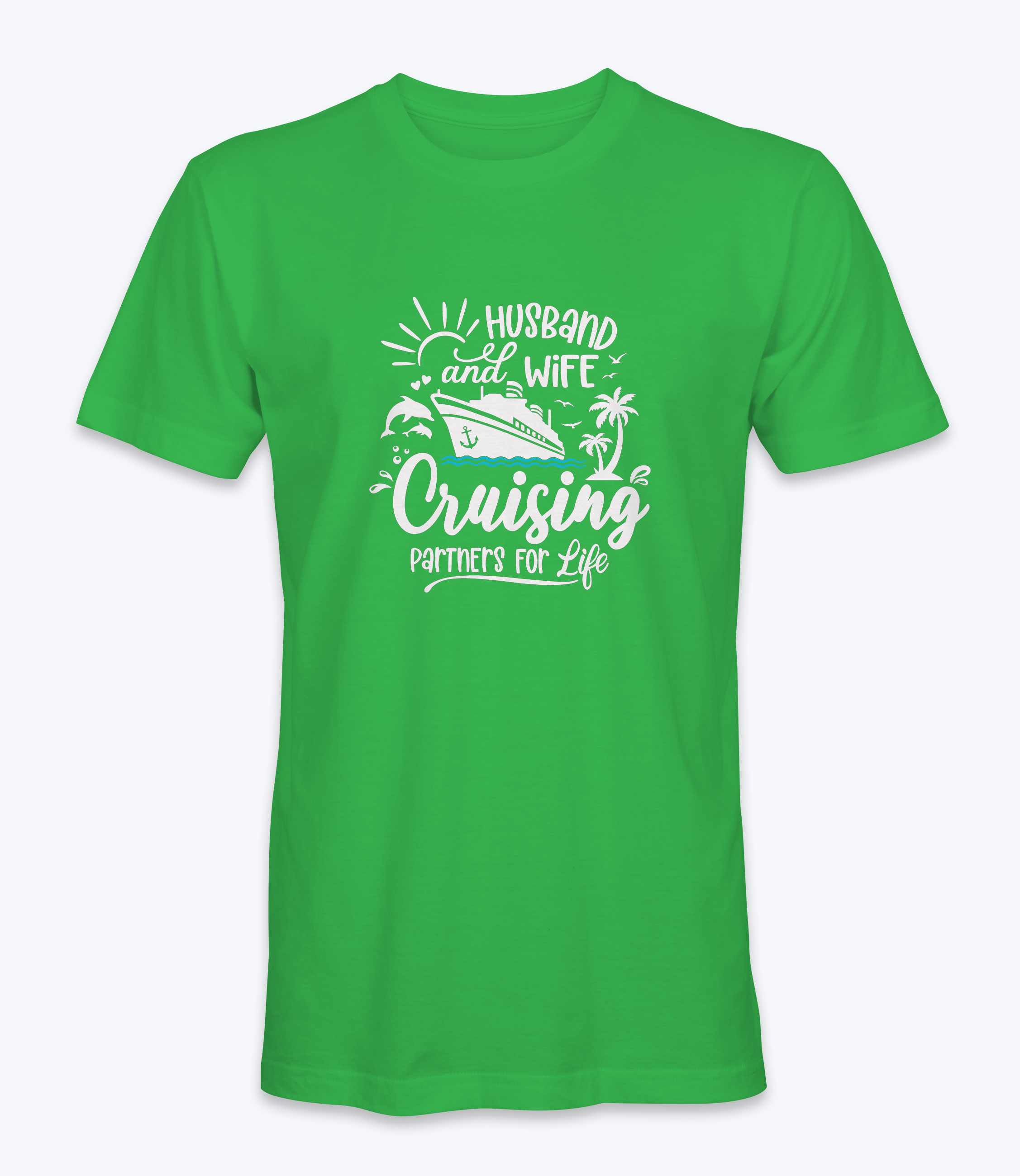 Husband and Wife Cruising Partners For Life T-Shirt
