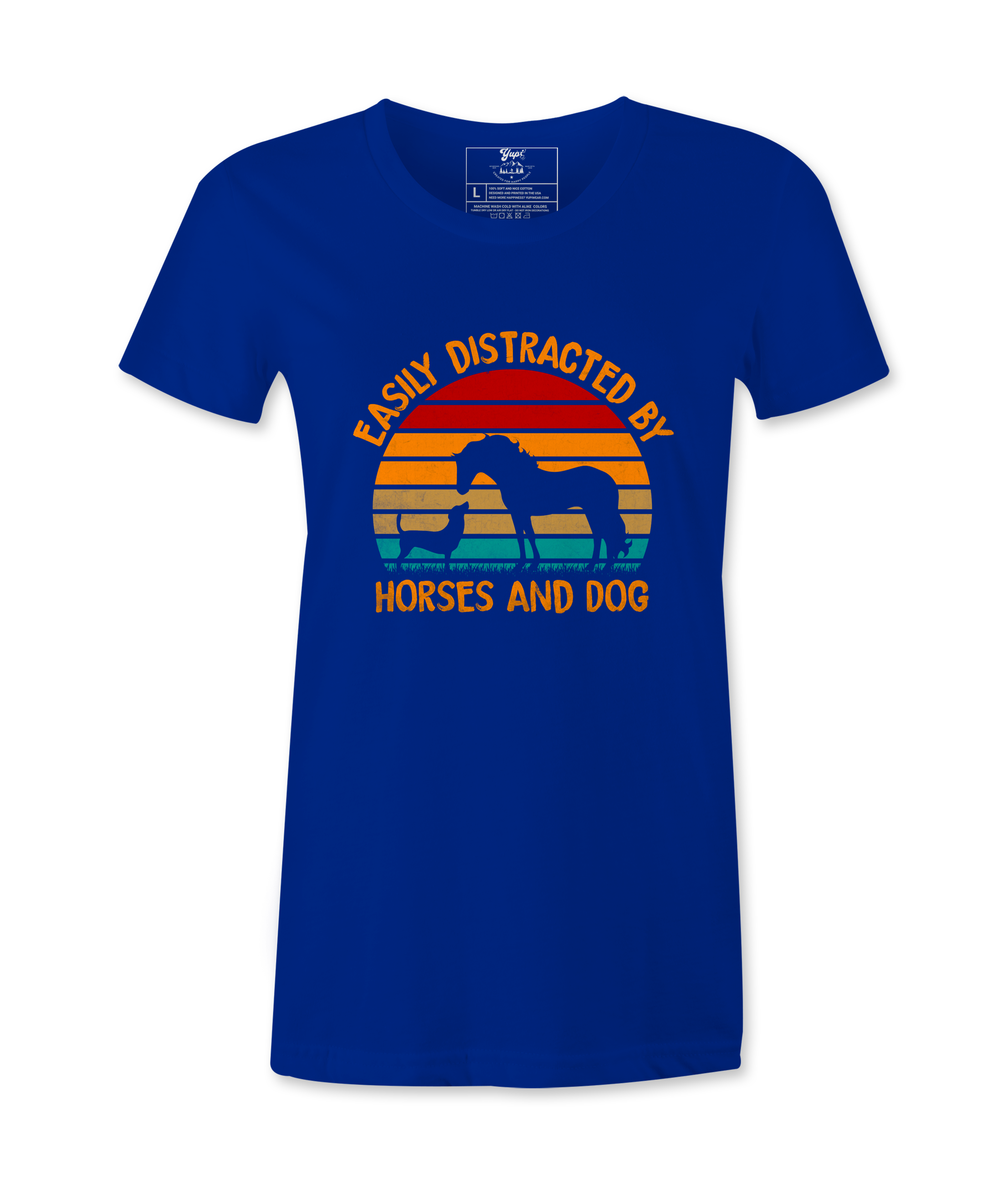 Easily Distracted By Horses .. - T-shirt