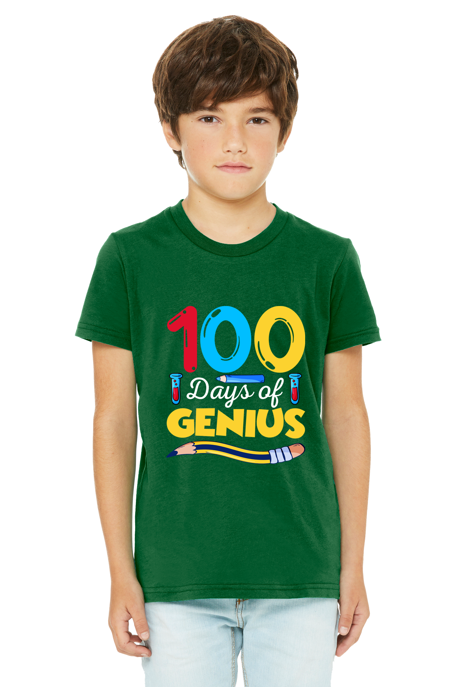 100 Days Of Genius Unisex Youth T-Shirt
